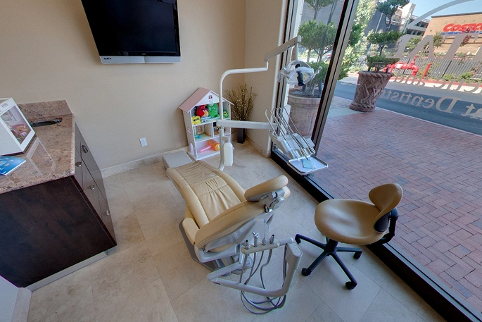 dental treatment chair in huntington beach